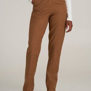 American Tall High-Waisted Carpenter Pocket Pants for Tall Women in Nutshell Siz